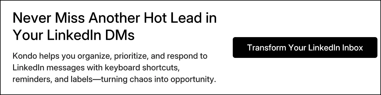 Never Miss Another Hot Lead in Your LinkedIn DMs