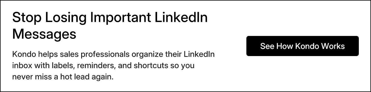 Stop Losing Important LinkedIn Messages