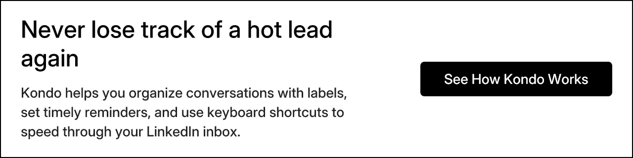 Never lose track of a hot lead again