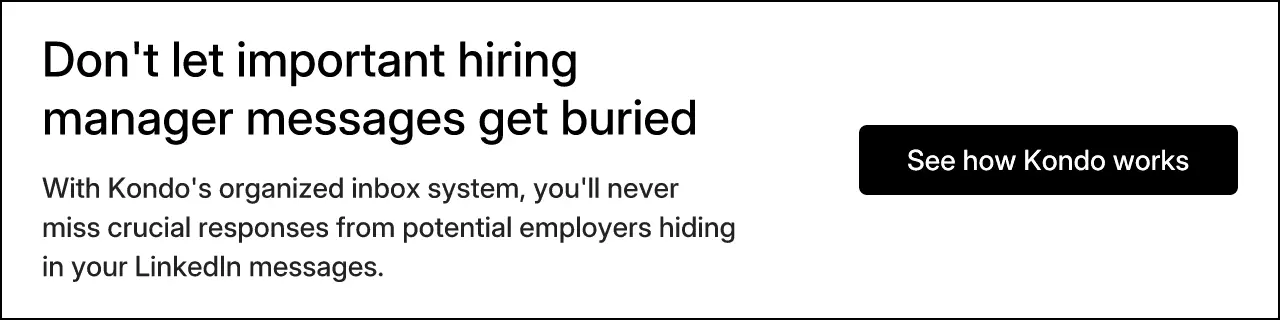 Don't let important hiring manager messages get buried