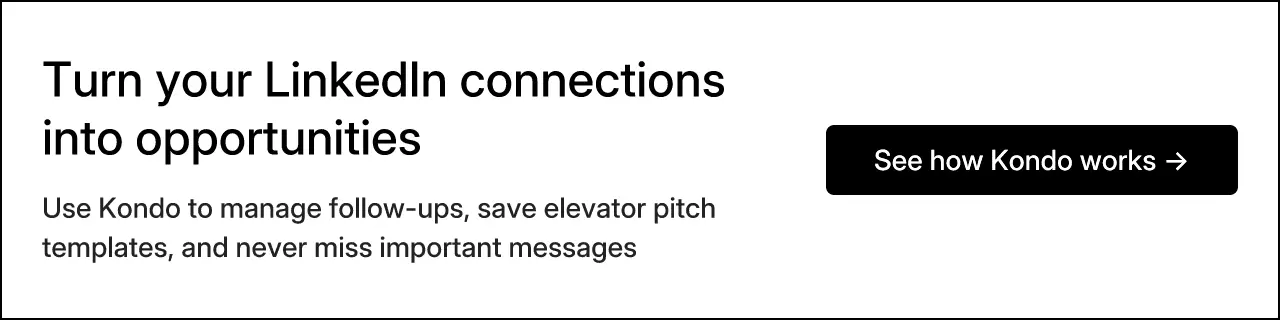 Turn your LinkedIn connections into opportunities