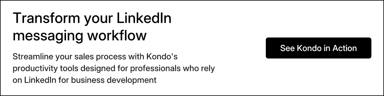 Transform your LinkedIn messaging workflow