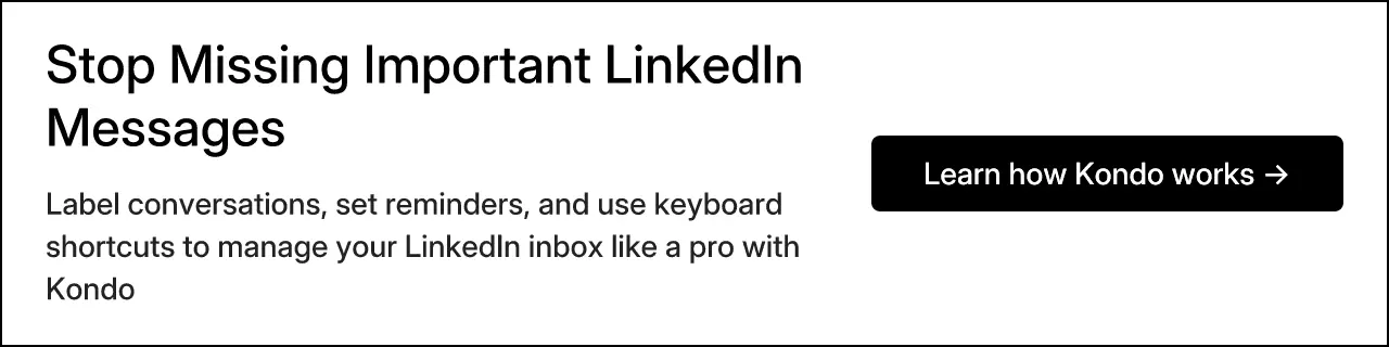 Stop Missing Important LinkedIn Messages