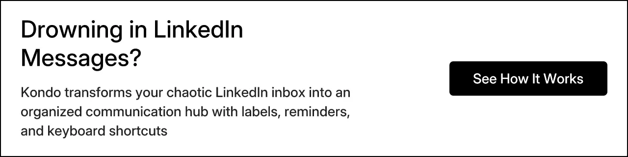 Drowning in LinkedIn Messages?