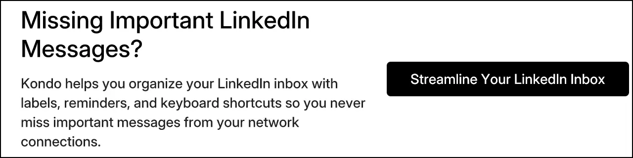 Missing Important LinkedIn Messages?