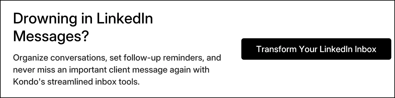 Drowning in LinkedIn Messages?