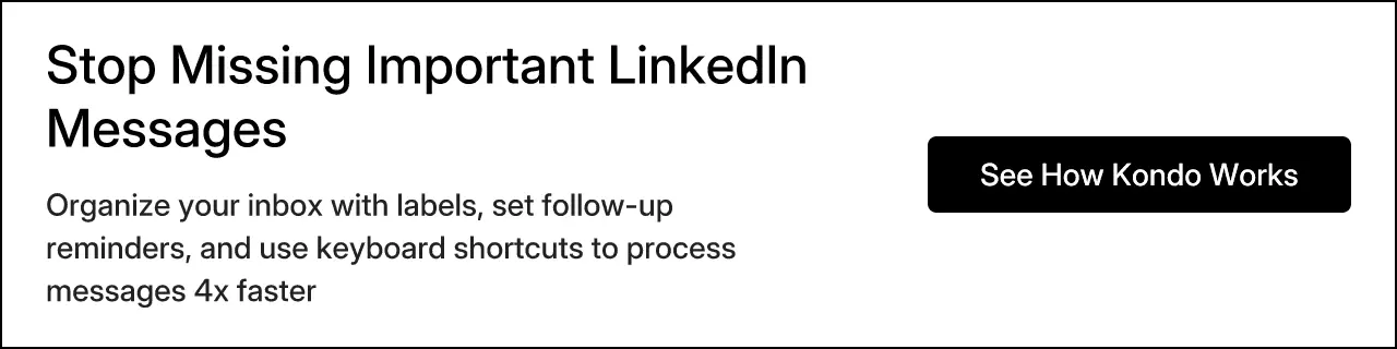 Stop Missing Important LinkedIn Messages