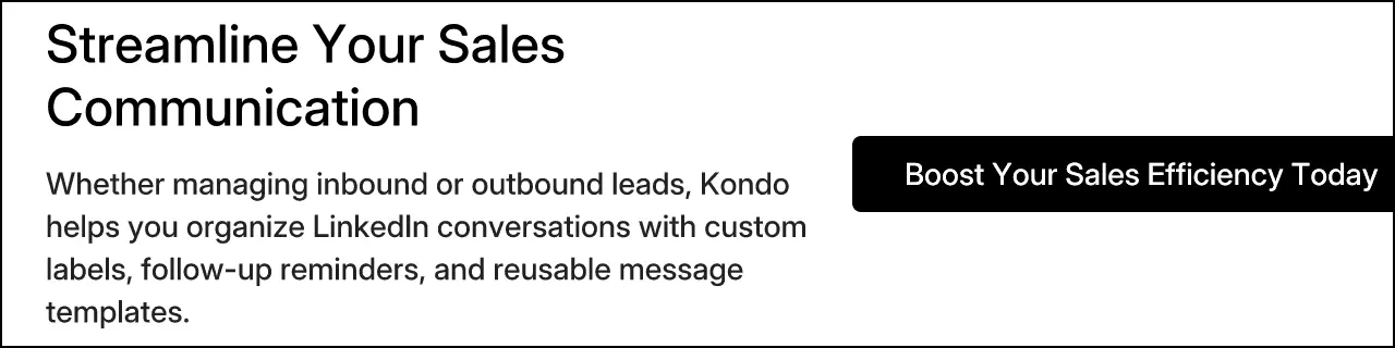 Streamline Your Sales Communication