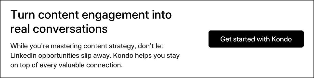 Turn content engagement into real conversations