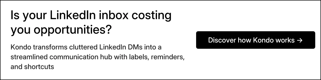 Is your LinkedIn inbox costing you opportunities?