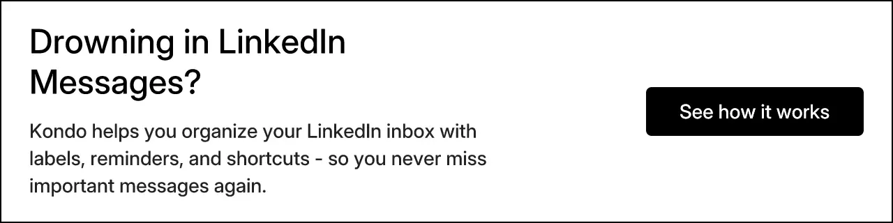 Drowning in LinkedIn Messages?
