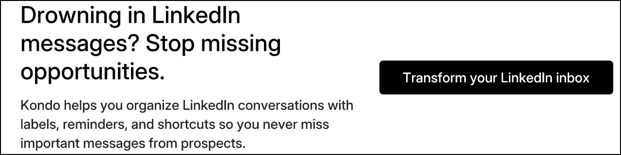 Drowning in LinkedIn messages? Stop missing opportunities.