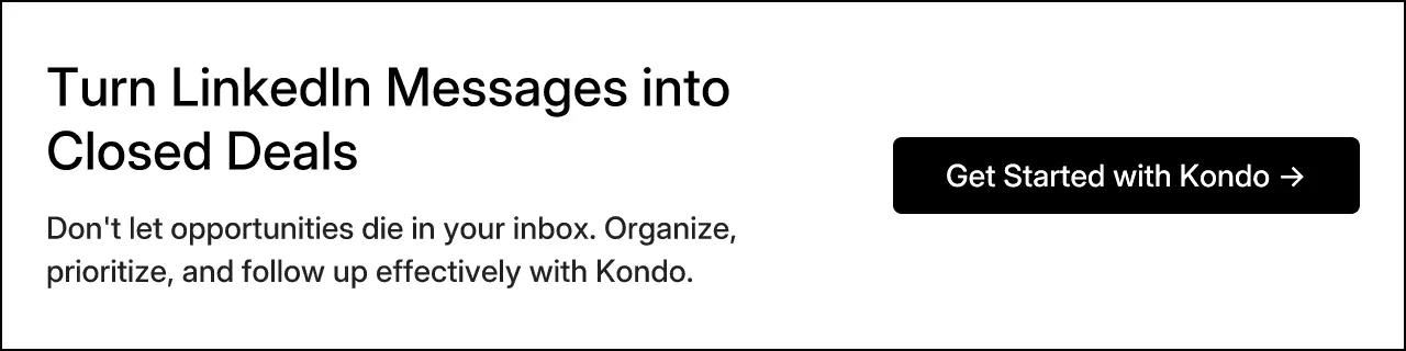 Turn LinkedIn Messages into Closed Deals