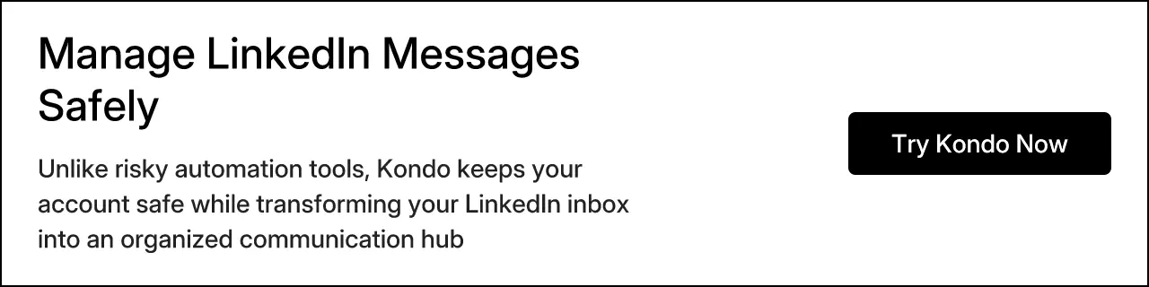 Manage LinkedIn Messages Safely