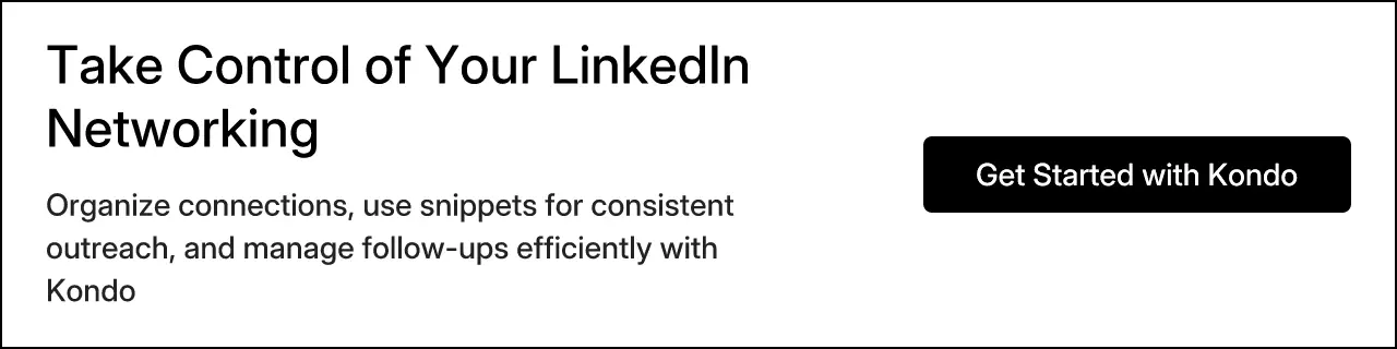 Take Control of Your LinkedIn Networking