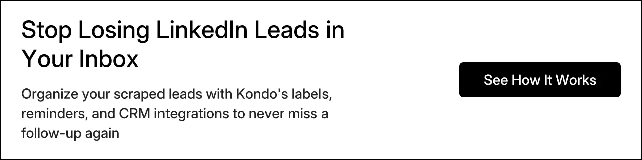 Stop Losing LinkedIn Leads in Your Inbox