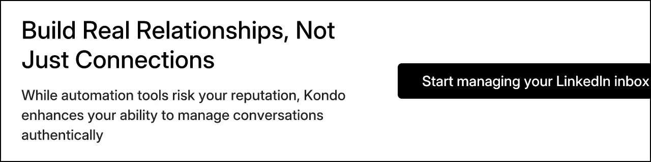 Build Real Relationships, Not Just Connections