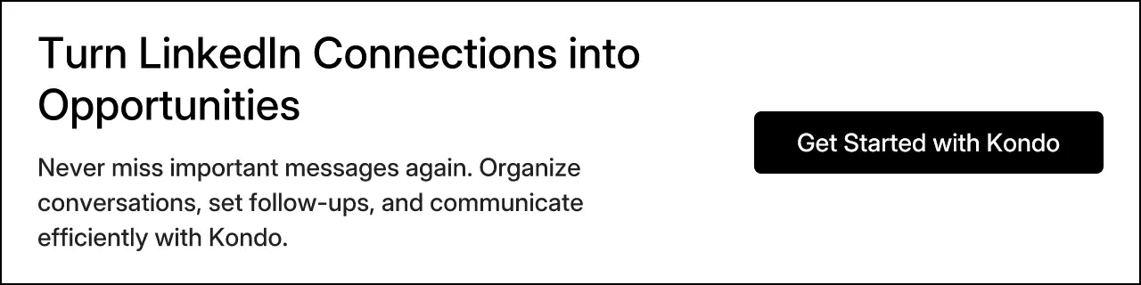 Turn LinkedIn Connections into Opportunities
