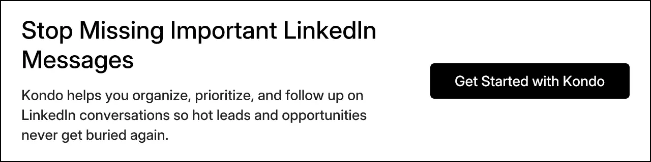 Stop Missing Important LinkedIn Messages