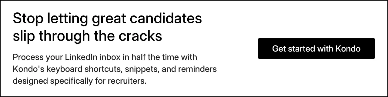 Stop letting great candidates slip through the cracks