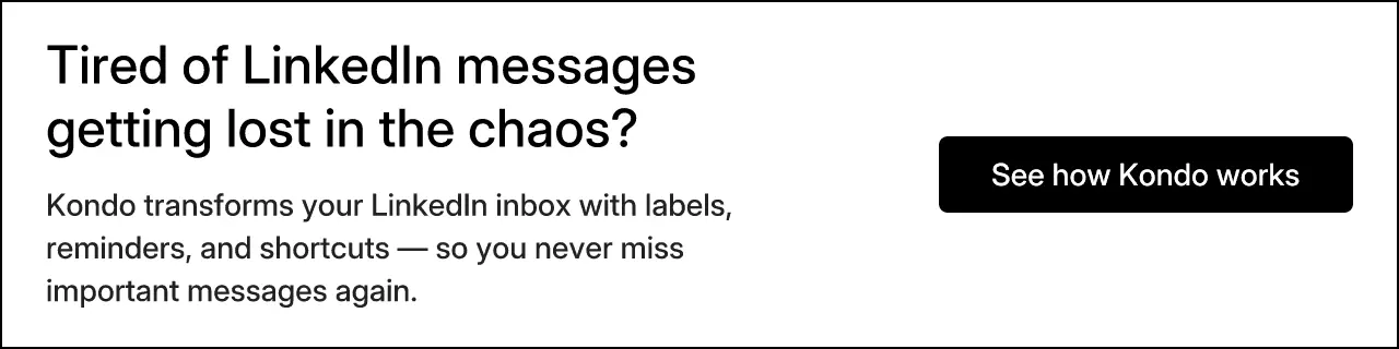 Tired of LinkedIn messages getting lost in the chaos?