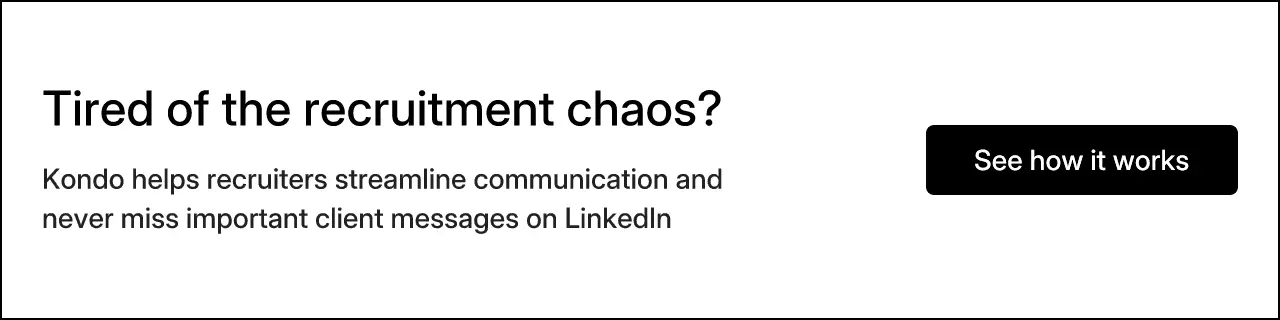 Tired of the recruitment chaos?