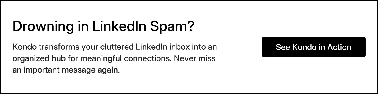 Drowning in LinkedIn Spam?
