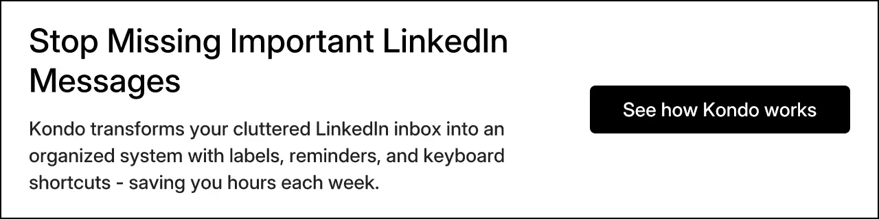 Stop Missing Important LinkedIn Messages