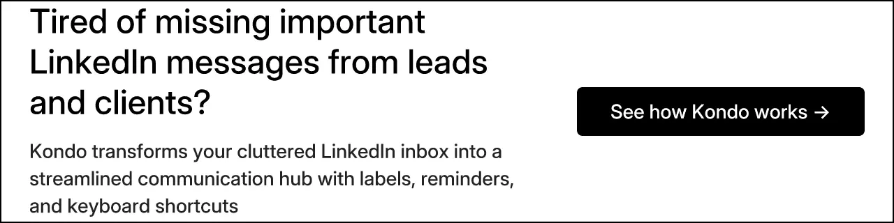 Tired of missing important LinkedIn messages from leads and clients?