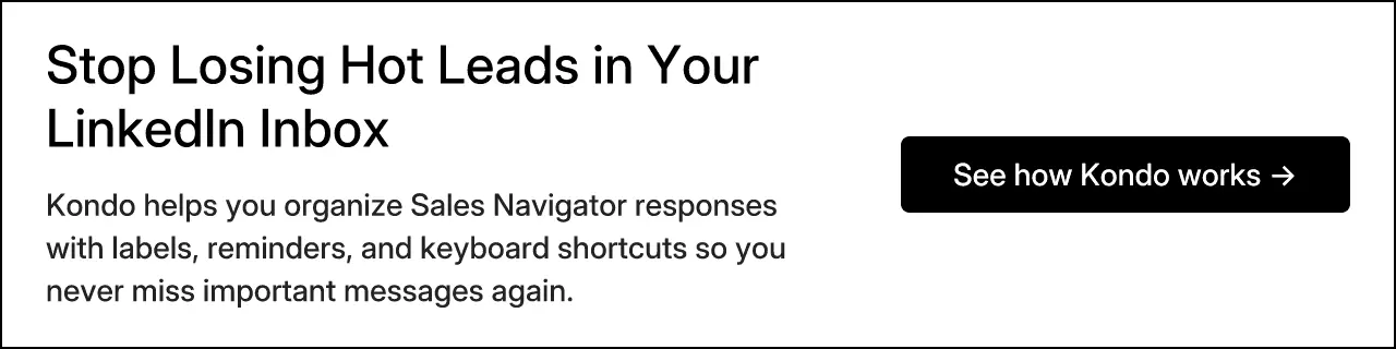 Stop Losing Hot Leads in Your LinkedIn Inbox
