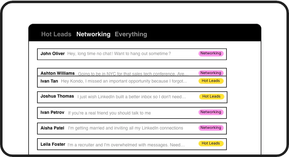 Label & Prioritize Leads