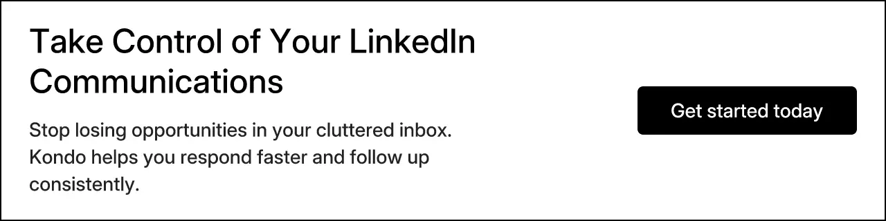 Take Control of Your LinkedIn Communications