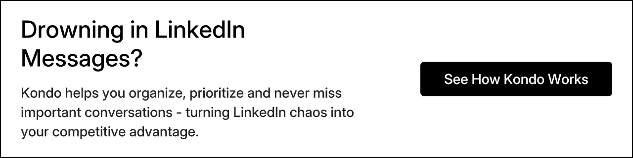 Drowning in LinkedIn Messages?