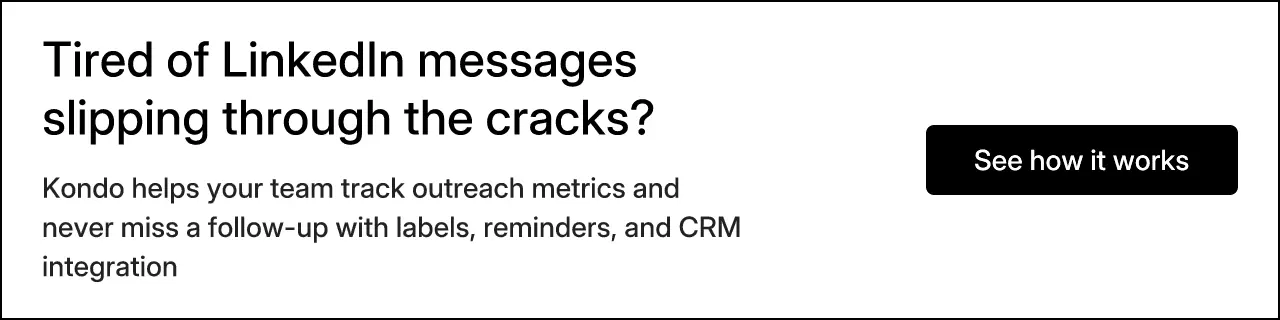 Tired of LinkedIn messages slipping through the cracks?
