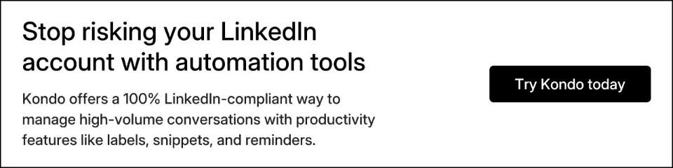 Stop risking your LinkedIn account with automation tools