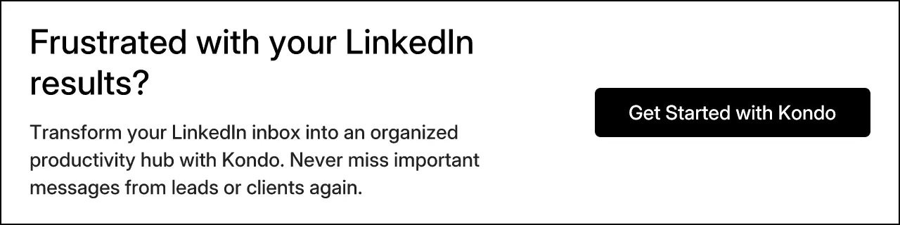 Frustrated with your LinkedIn results?