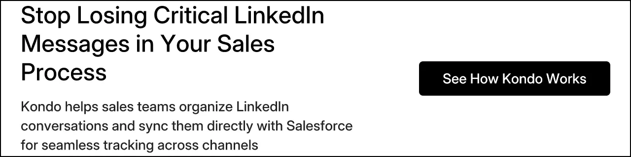 Stop Losing Critical LinkedIn Messages in Your Sales Process