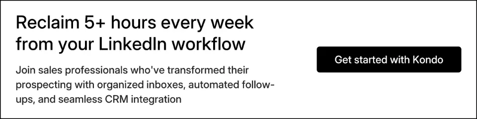Reclaim 5+ hours every week from your LinkedIn workflow