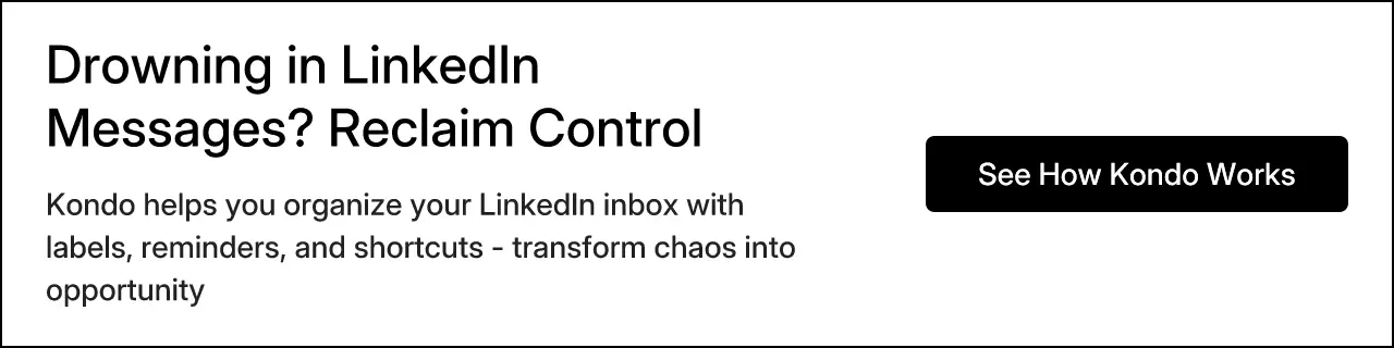 Drowning in LinkedIn Messages? Reclaim Control