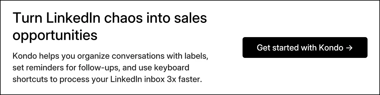 Turn LinkedIn chaos into sales opportunities