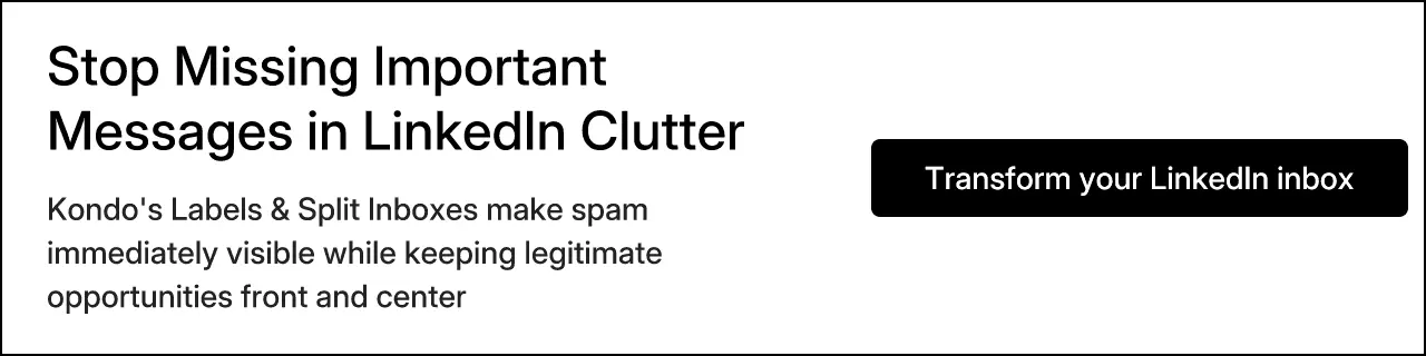 Stop Missing Important Messages in LinkedIn Clutter