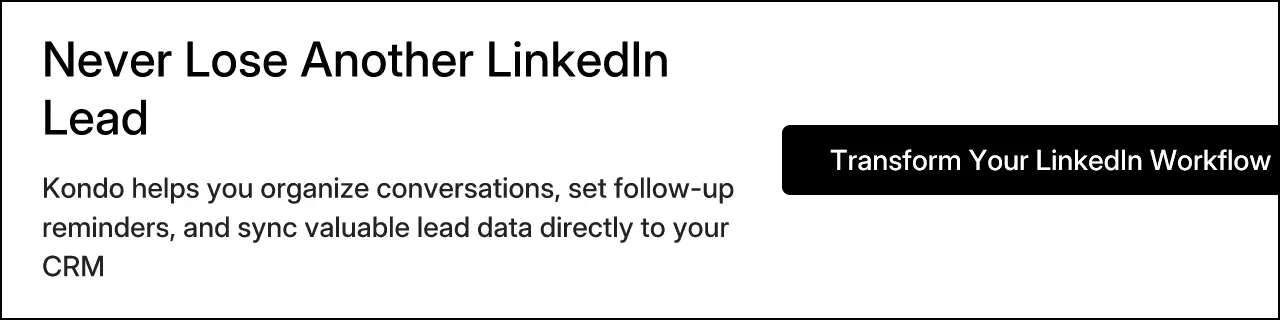 Never Lose Another LinkedIn Lead