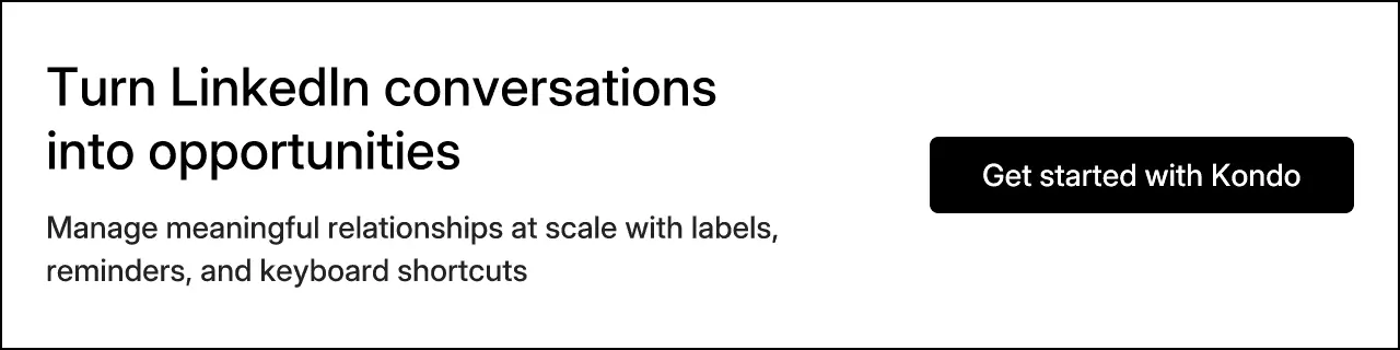 Turn LinkedIn conversations into opportunities
