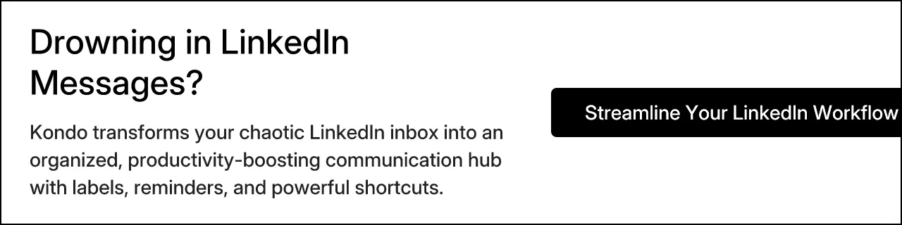 Drowning in LinkedIn Messages?