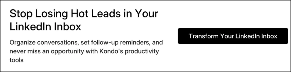 Stop Losing Hot Leads in Your LinkedIn Inbox