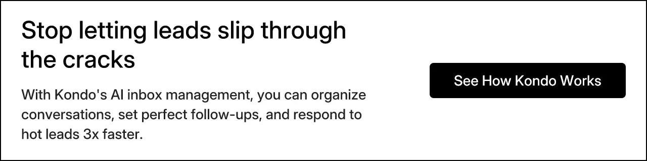 Stop letting leads slip through the cracks