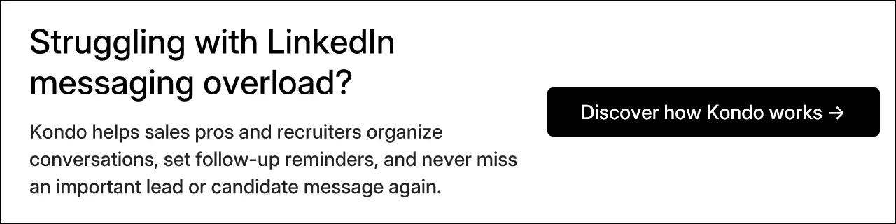 Struggling with LinkedIn messaging overload?