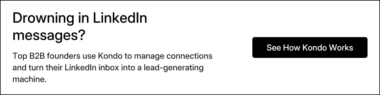 Drowning in LinkedIn messages?