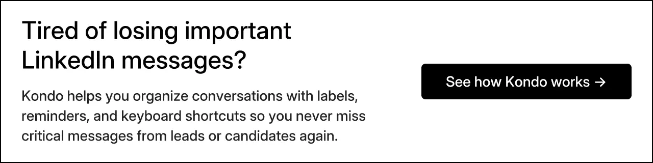 Tired of losing important LinkedIn messages?
