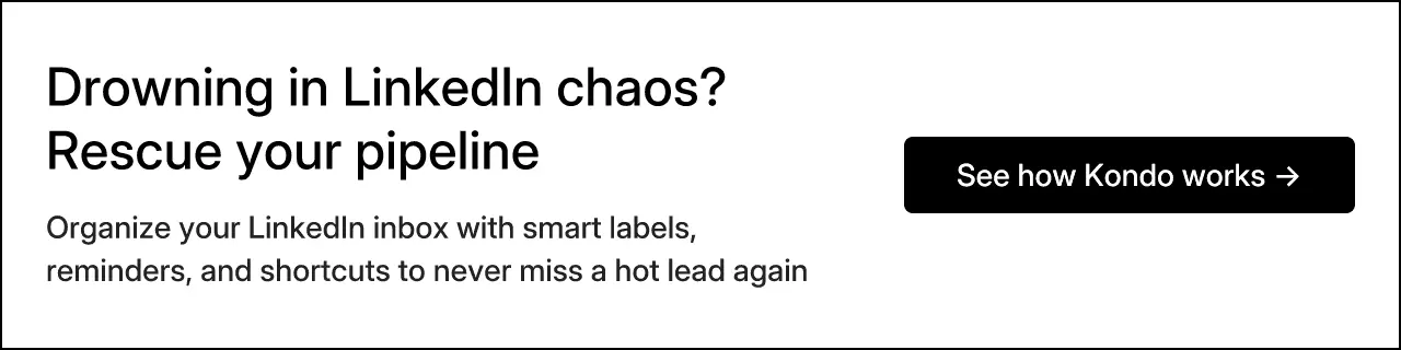 Drowning in LinkedIn chaos? Rescue your pipeline
